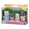 Куклы Sylvanian Families Семья персидских кошек FS-36 Тройняшки Ni-109 Комплект