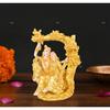 1 Pcs Shree Radha Krishna Idol - Gold Murti Statue | Gift for Him/Her, Mother's Day,Decor, Ganesh Pooja, Office,car Dashboard, Mandir,