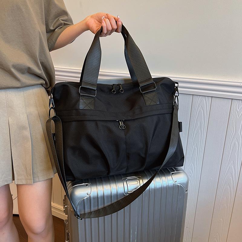 Сумка через плечо женская сумка тренд простая модная большая вместительная ручная водонепроницаемая нейлоновая сумка