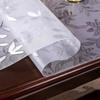 Transparent Printed Table Cloth Waterproof Anti-scald Oil-proof Coffee Table Tablecloth Various Sizes