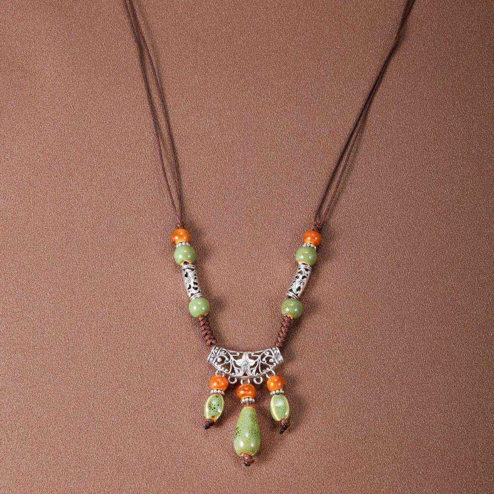 Ethnic Style Bohemia Hair Chain Tassel Women Head Chain Ethnic Style Forehead Chain Exotic Headbands Necklace