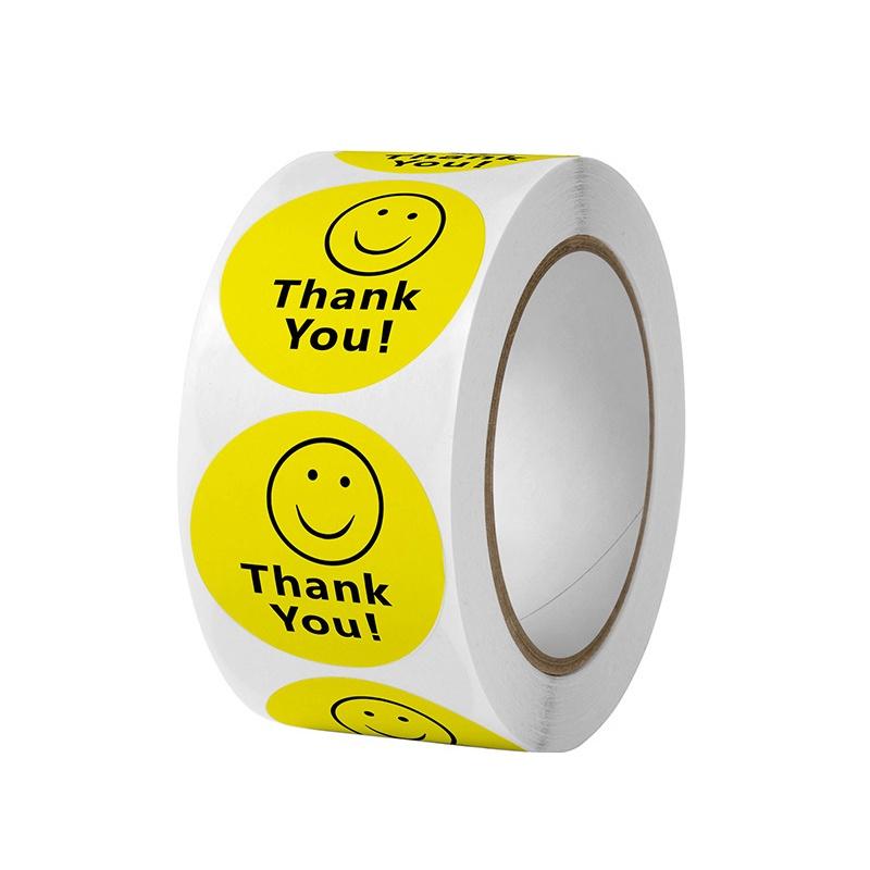 Smiley Face Sticker Kids Reward Sticker Yellow Dots Labels Happy Smile Face Sticker Kids Toys School Teacher Student