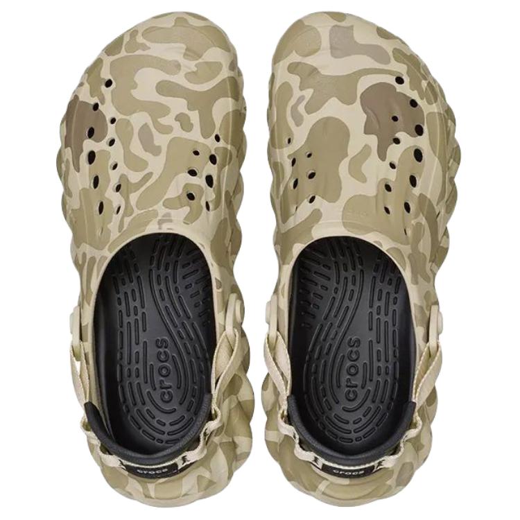 Crocs Кроксы Echo Duck Camo Унисекс Кроссовки Мультицветный Bone-Duck-Camo 211981-2YJ