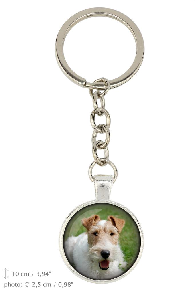 Фокстерьер Wire - брелок в коробке, собственное фото, брелок-подвеска от бренда Art-Dog