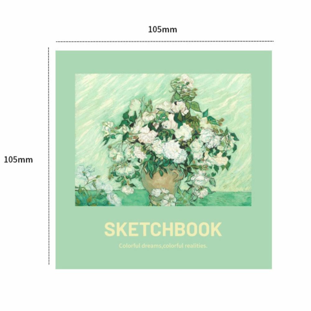 96 Sheets Sketchbook Blank Pages Sketching Book High Quality Mini Drawing Book  Hand Drawn