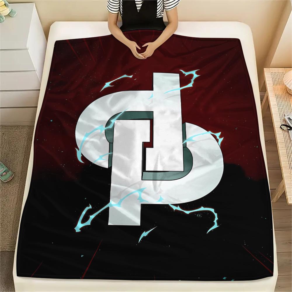 1 шт. Фланелевое одеяло JuL C'est Pas Des Lol Print, Высококачественное, Для всех сезонов, Декор для дома, Тепло и комфорт, Идеально для рождественских подарков