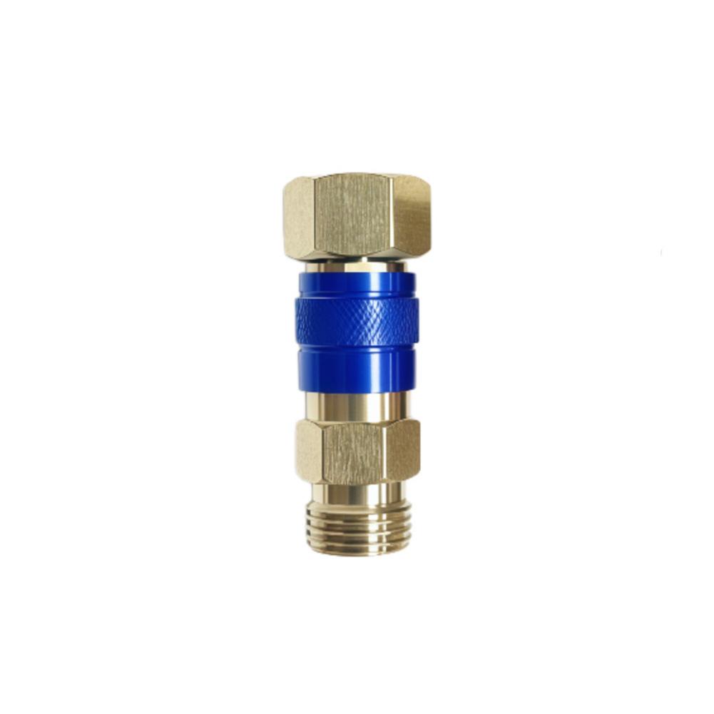 1pcs Brass Quick Connect Coupler M16x1.5 For Oxygen Acetylene Propane Gas Welding Cutting Hose Fitting Red Blue Safety Adapter