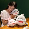 Lovely Stuffed Soft Animal Dolphin Pillow Whale Plush Toys Dolls for Children Girls Cute Sleeping Cushion Birthday Gift