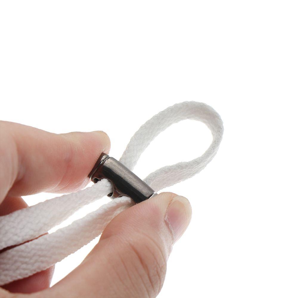 Шнурки для спортивной одежды, застежка-молния, фиксатор, шнур, металлический зажим, фиксаторы с двумя отверстиями