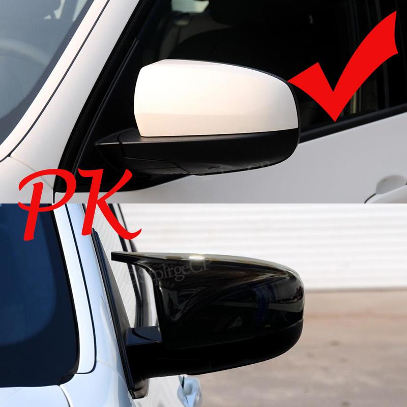 Для BMW X5 X6 E70 E71 высококачественная черная крышка зеркала заднего вида X5 E70 X6 E71 сменная крышка зеркала заднего вида для автомобиля 2008 -