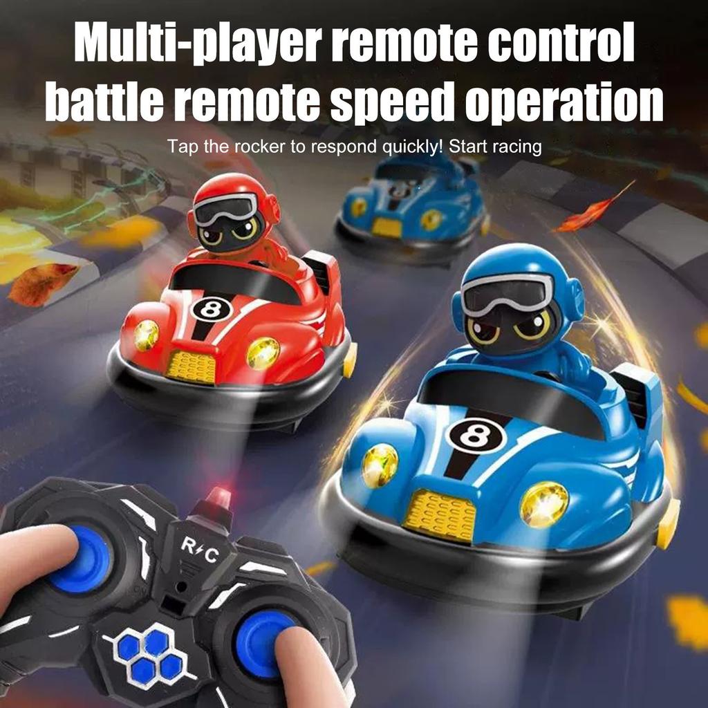 Новый бамперный автомобиль с дистанционным управлением для двух человек, гоночный автомобиль, дрифт, столкновение, катапультирование, карт, игрушка для взаимодействия родителей и детей