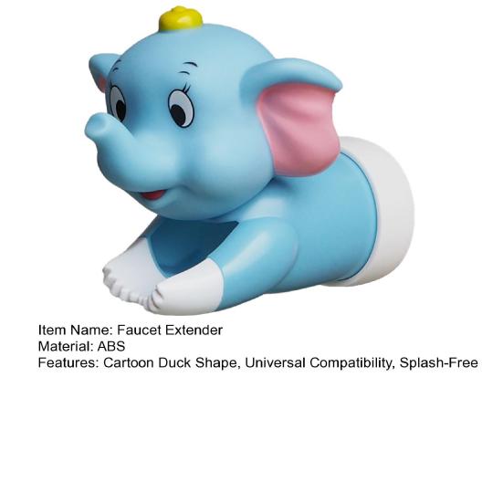 Детский удлинитель для крана Мультяшная форма утки, акулы, слона Брызгозащищенный удлинитель для крана Гаджет для ванной