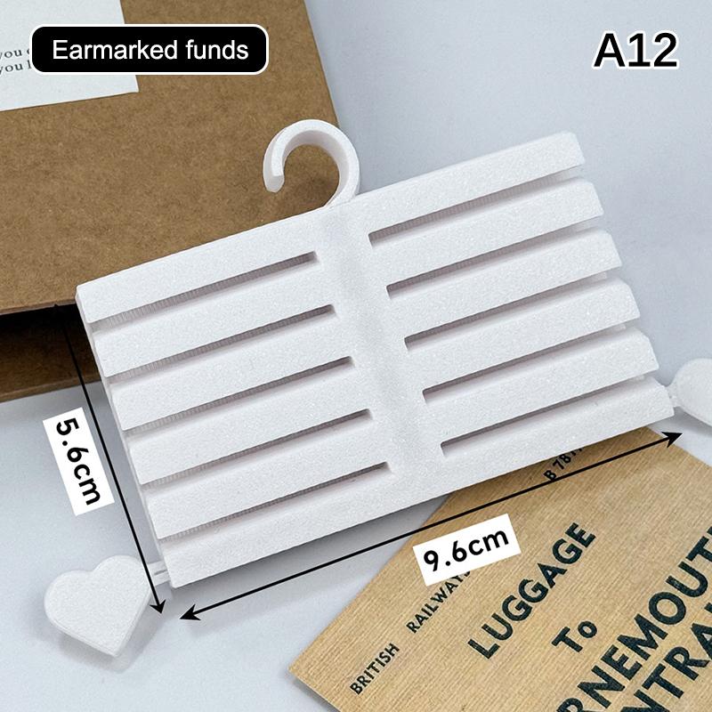 Colorful Nail Art Display Holder Storage Box for Transfer Paper Organizer for Nail Foil Stickers Suitable for Home and Salon Use