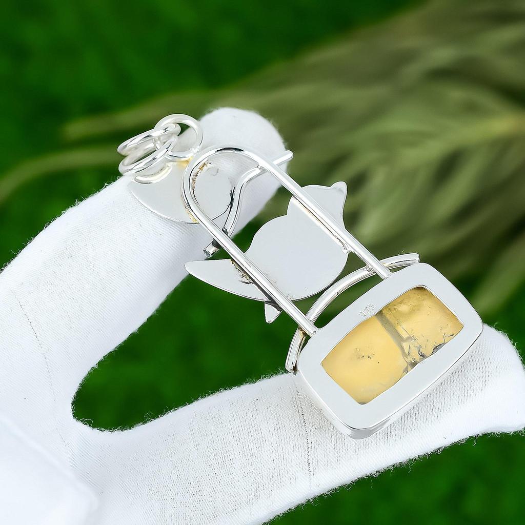 925 Silver Maligano Jasper Stone Bezel Unique Daughter Anniversary Boho Pendant