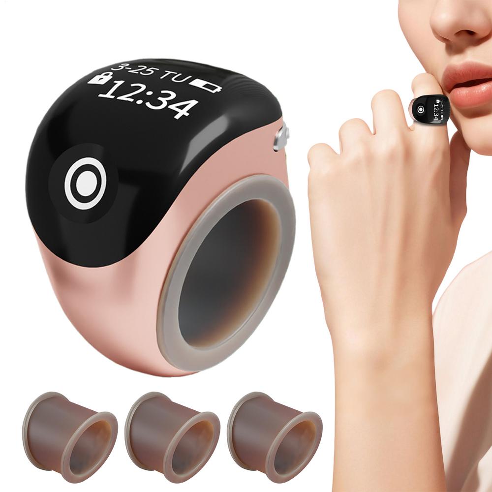 Умное приложение Счетчик пальцев Умное кольцо Bluetooth Электронный счетчик Точный гаджет для подсчета в реальном времени Цифровой счетчик