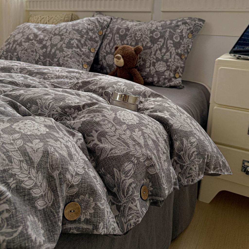 Комплект постельного белья Принцесса Простой цветочный пододеяльник наволочки простыня одинарный полуторный двуспальный королевский размер домашний декор комплект постельного белья