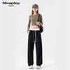 MMOPTOP Women's Pleated Loose-Fit Casual Trousers