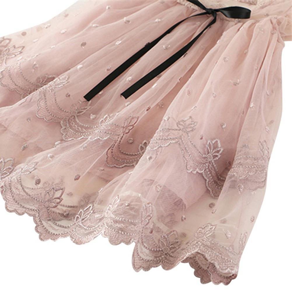 Сетчатое платье для девочек 3-8 лет, летнее платье принцессы