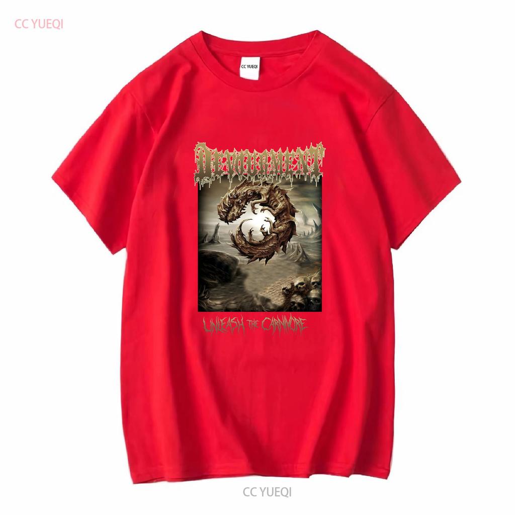 Devourment Unleash The Carnivore Футболка Черная Мужская S до 3XL PM904 винтажная Стиранная мужская Дышащая Универсальная Мягкая Унисекс Повседневная