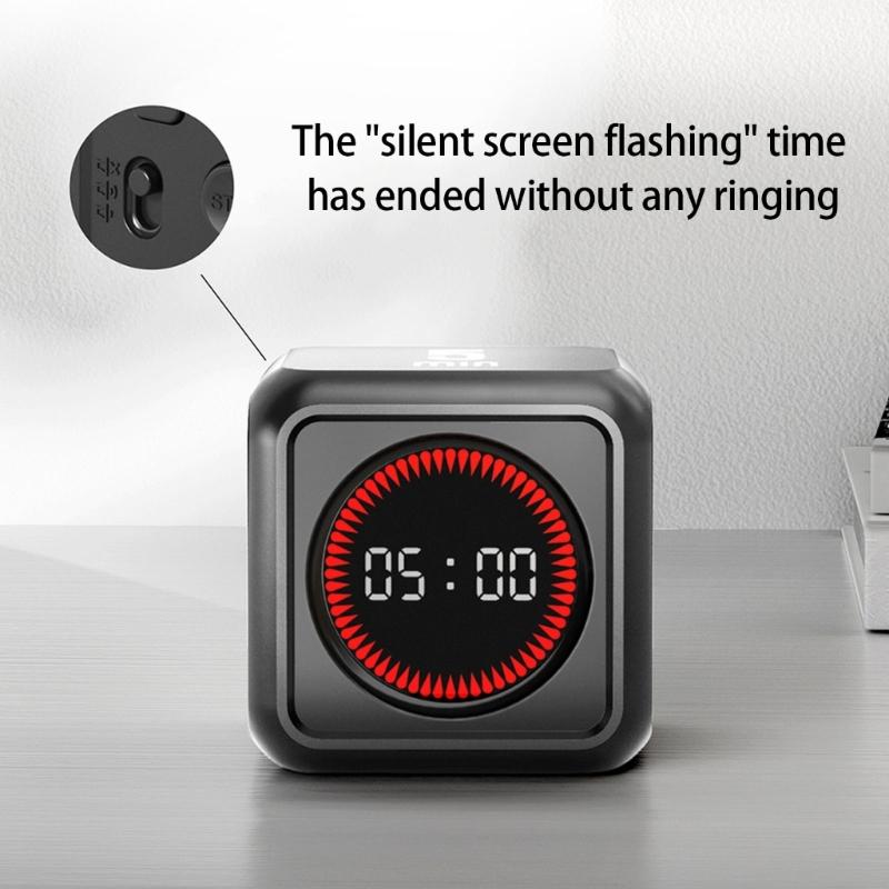 Датчики гравитации Таймер продуктивности Цифровой таймер обратного отсчета со светодиодным дисплеем Гаджет для управления временем Кухонный инструмент