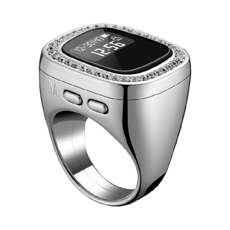 Унисекс Интеллектуальные Кольца с Большим Счетчиком Пальцев Унисекс Кольца для Молитвы Цифровое Устройство-Счетчик Тасбих для Исламской Молитвы