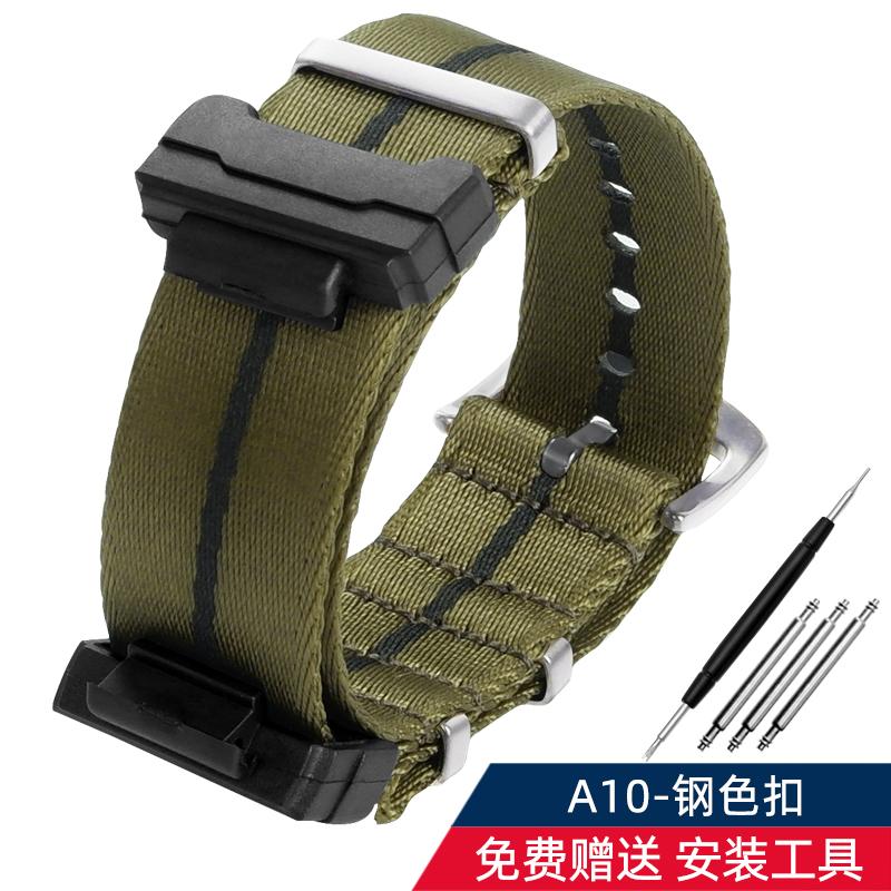 Адаптер 16 мм + Нейлоновый ремешок для Casio Gshock GA120 GA100 5600 GWM5610 DW6600 Аксессуары для ремешка часов
