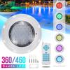 IP68 RGB LED Swimming Pool Light 360/460LED Waterproof AC12V Outdoor Underwater Lamp Pond Spotlight with Remote Control