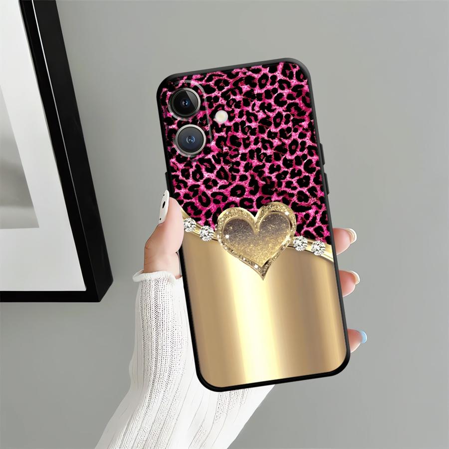 Креативная чехол-накладка с леопардовым принтом для Apple iPhone 17 Pro Max Air 16 15 Pro 7 8 13 XR XS MAX 12 14 11