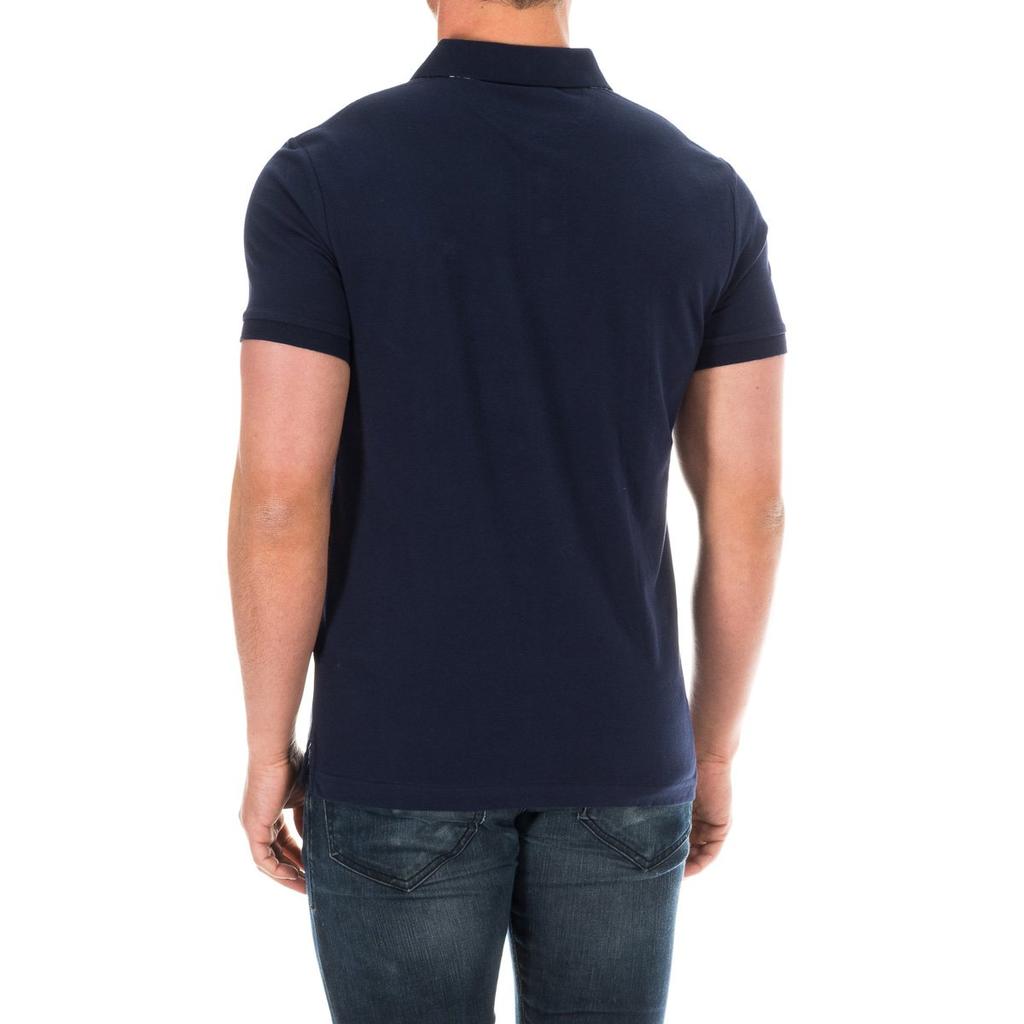 Мужская рубашка поло с короткими рукавами и воротником-лацканами HM561798