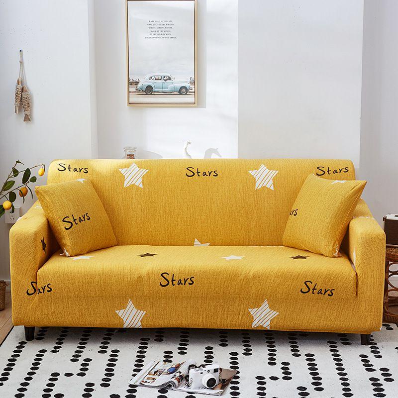 Стильный и мягкий эластичный чехол для дивана в гостиную Funda Couch Case с отличной эластичностью