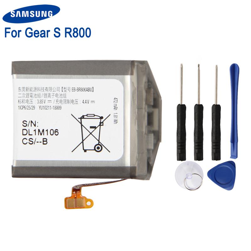 Оригинальный аккумулятор для умных часов EB-BR800ABU EB-BR810ABU EB-BR170ABU для Samsung Gear S4 SM-R800 SM-R810 SM-R805 SM-R815 42 мм 46 мм аккумулятор для смарт-часов