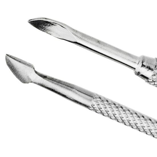 3 шт., ножницы для омертвевшей кожи из нержавеющей стали, ложка для дизайна ногтей, скребок