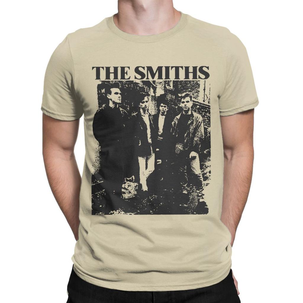 Футболка Smiths Vintage Pencil Drawing Style для мужчин, музыкальная повседневная футболка из чистого хлопка с круглым рукавом, футболка с принтом, одежда
