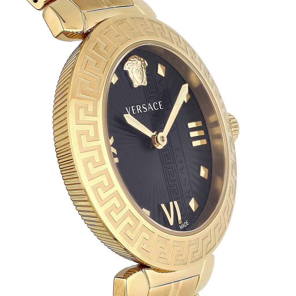 Часы GRECA ICON черный циферблат нержавеющая сталь сапфировое стекло кварцевые 36 мм швейцарские часы VEZ600521 золото [Versace] женские [Товар]