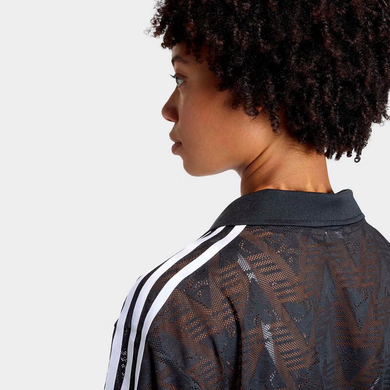 adidas Оригинальный женский топ LACE JSY с коротким рукавом