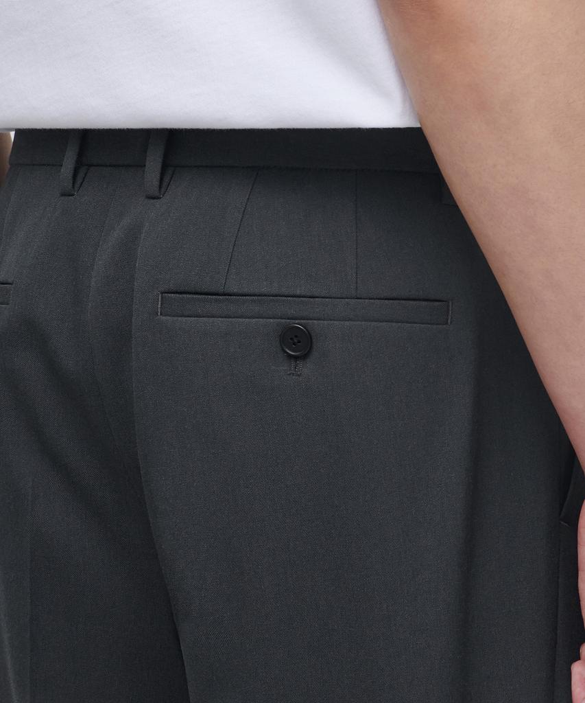 MUSINSA STANDARD Semi-Wide Slit Hidden Banding Slacks [Gray]