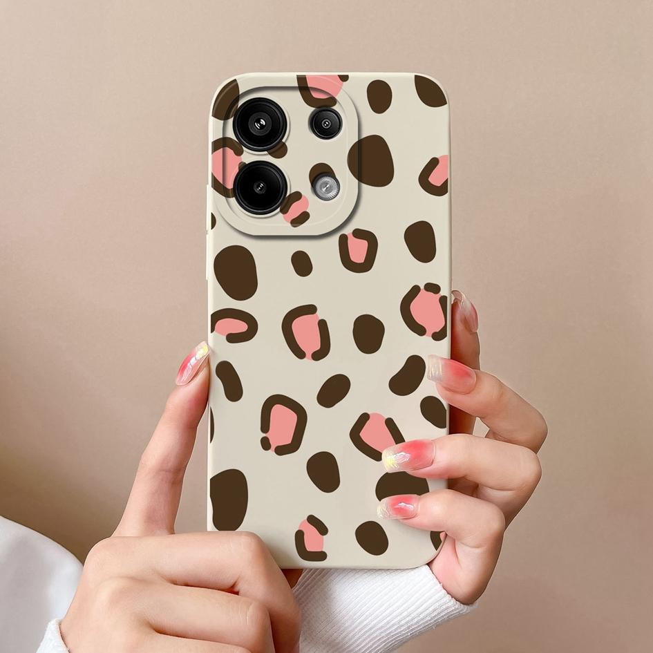 Чехлы для телефонов Xiaomi Redmi 13 A3 4G Note 13 Pro 13R Turbo 3 Корпус Силиконовый Мягкий Модный Этикетка Защитная Пленка Матовые Чехлы Для Телефонов Оболочка Для Redmi