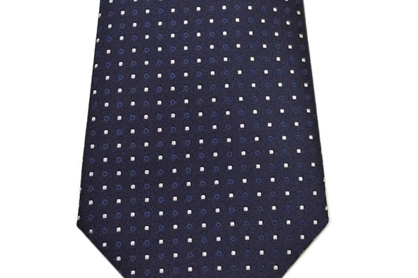Галстук Giorgio Armani с узором в горошек, шелковый галстук, ширина меча ega24s013 00036 НОЧНОЙ СИНИЙ [Giorgio Armani] Мужской (Размер 8см) 4R920-00036