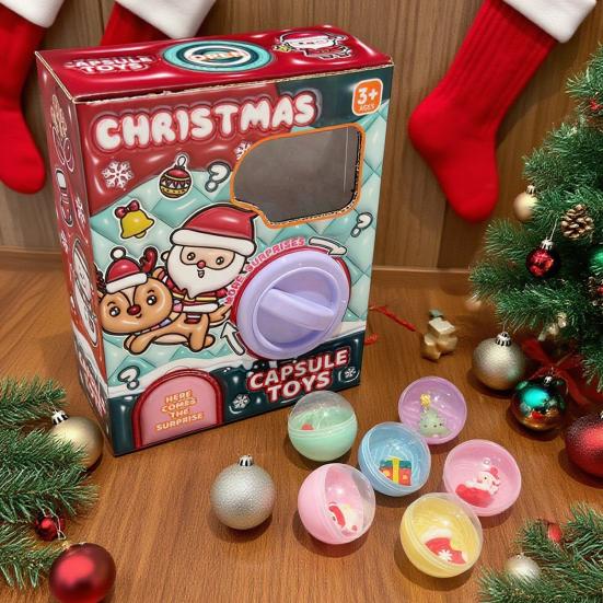 Автоматический кран-машина для детей Мини-диспенсер для рождественских яиц Игрушка Креативная гача-машина Развивающие инструменты для вытаскивания яиц