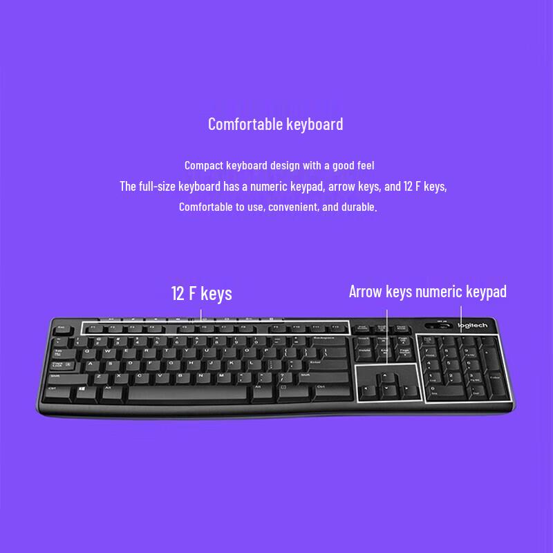 Беспроводные клавиатуры и комбо Logitech серии K270