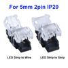 RGBWW 3528 Светодиодная лента к проводу Разъемы для светодиодных лент Соединители Подключение провода к свету Светодиодная лента 5050