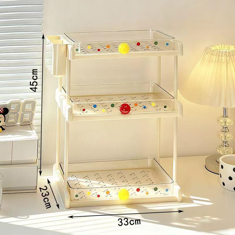 Высококлассная стойка для хранения косметики в китайском стиле для макияжа и средств по уходу за кожей