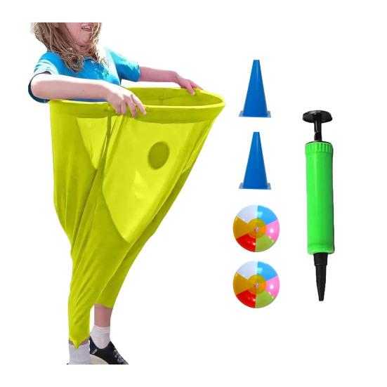 Бабушкины штаны Набор для садовой игры Гигантская игра для вечеринки на открытом воздухе с прыгучими мячами и конусами-маркерами Веселая семейная встреча Игра для взрослых во дворе для групп