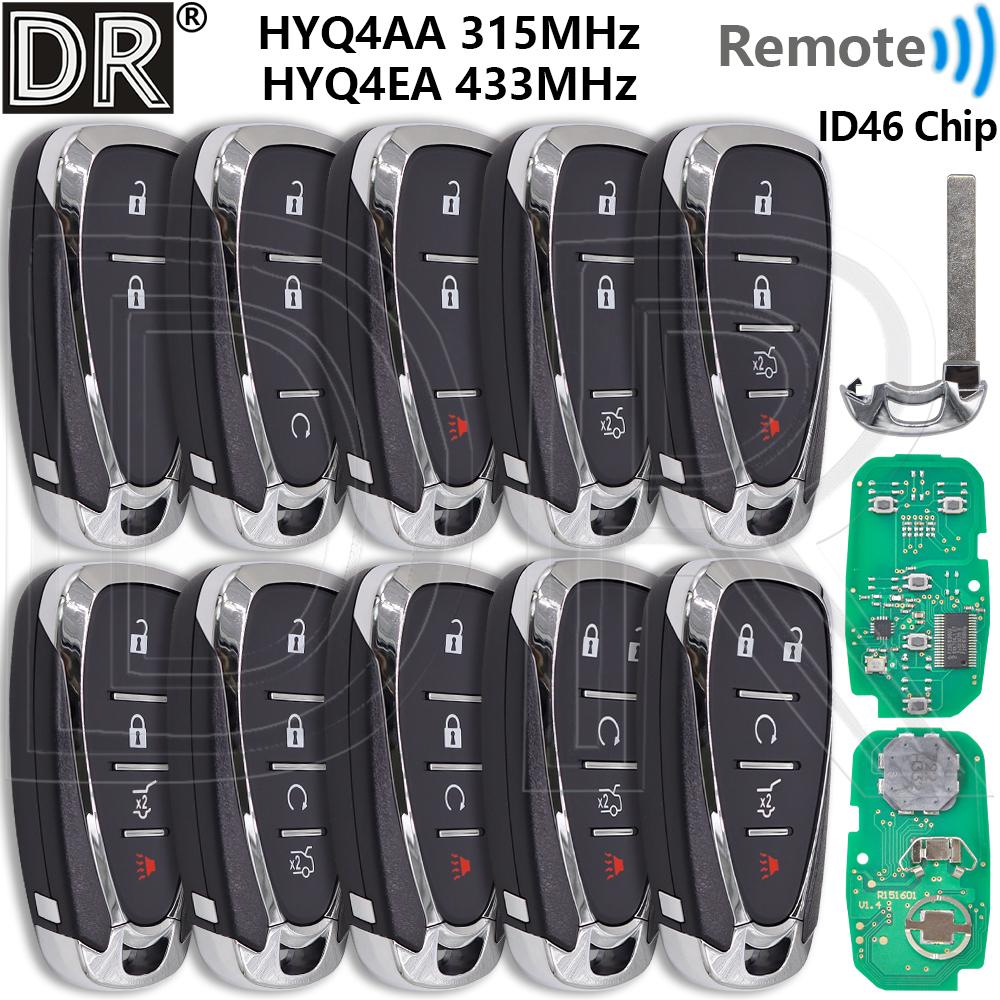 Отличный HYQ4AA HYQ4EA 315/433 МГц ID46 Автомобильный Пульт Дистанционного Ключа Для Chevrolet Malibu Camaro Equinox Cruze Spark Volt Blazer Traverse Sonic