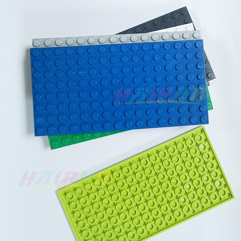 5 шт. 8x16 точек Двусторонняя Базовая Пластина Строительные Блоки Мелкие Детали Тонкая Пластина Кирпичики DIY Творческие Развивающие Образовательные Игрушки