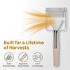 Silver Honey Uncapping Fork Stainless Steel Hive Scraper Tool Honeycomb Scraper  Honey Harvesting
