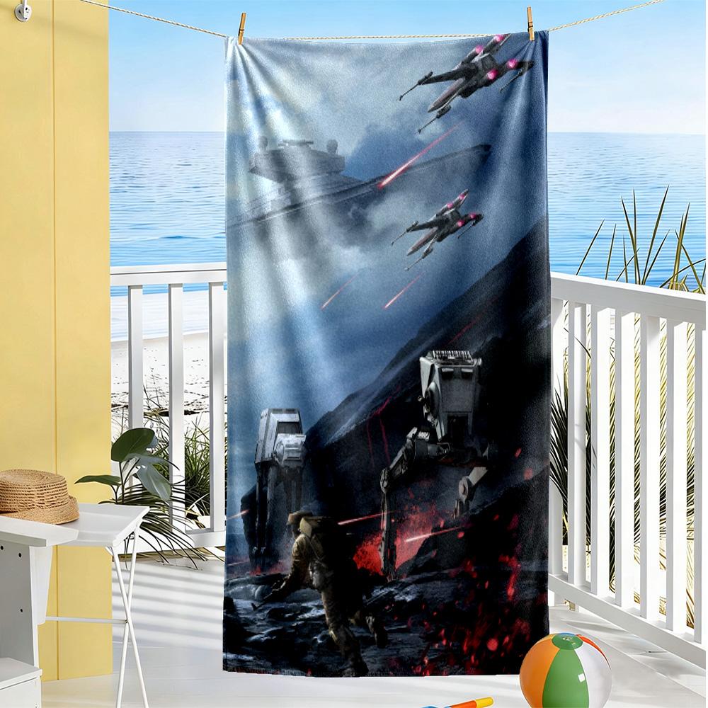 Star Wars Beach Towel High Absorbency Quick-Dry Comfortable Lightweight