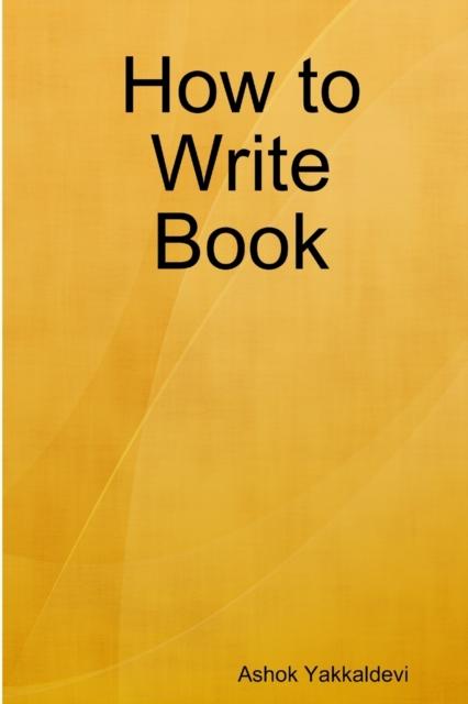 The How To Write Book Book