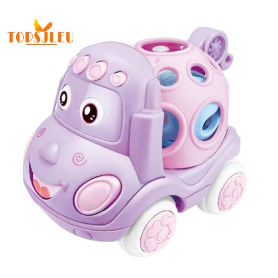 Игрушка-машинка для мальчиков и девочек, милая черепаха/грузовик/кран, автомобильная погремушка, мультяшная игрушка, мягкая погремушка, сенсорная игрушка, дошкольное обучение, подарок для детского душа