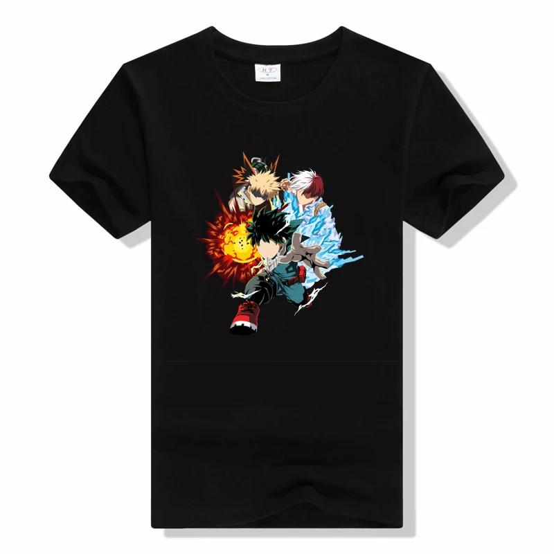 My Hero Academia T Shirt Manga Anime Boku No Hero Academia T-shirt 90s Unisex Tshirt short sleeved Breathable t shirt